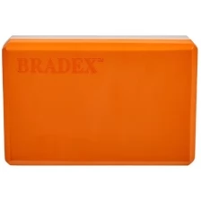Блок для йоги Bradex, Bradex (фитнес-инвентарь, оранжевый, SF 0731)
