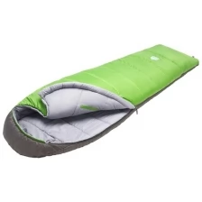 Спальный мешок TREK PLANET Comfy, кокон-одеяло, трехсезонный, правая молния, зеленый, серый