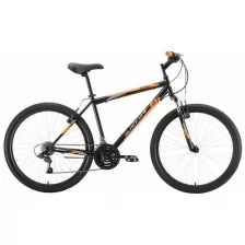 Горный велосипед BLACK ONE Onix 26 черный/серый/оранжевый 18"