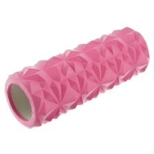 Роллер для йоги, 33 x 11 см, цвет розовый